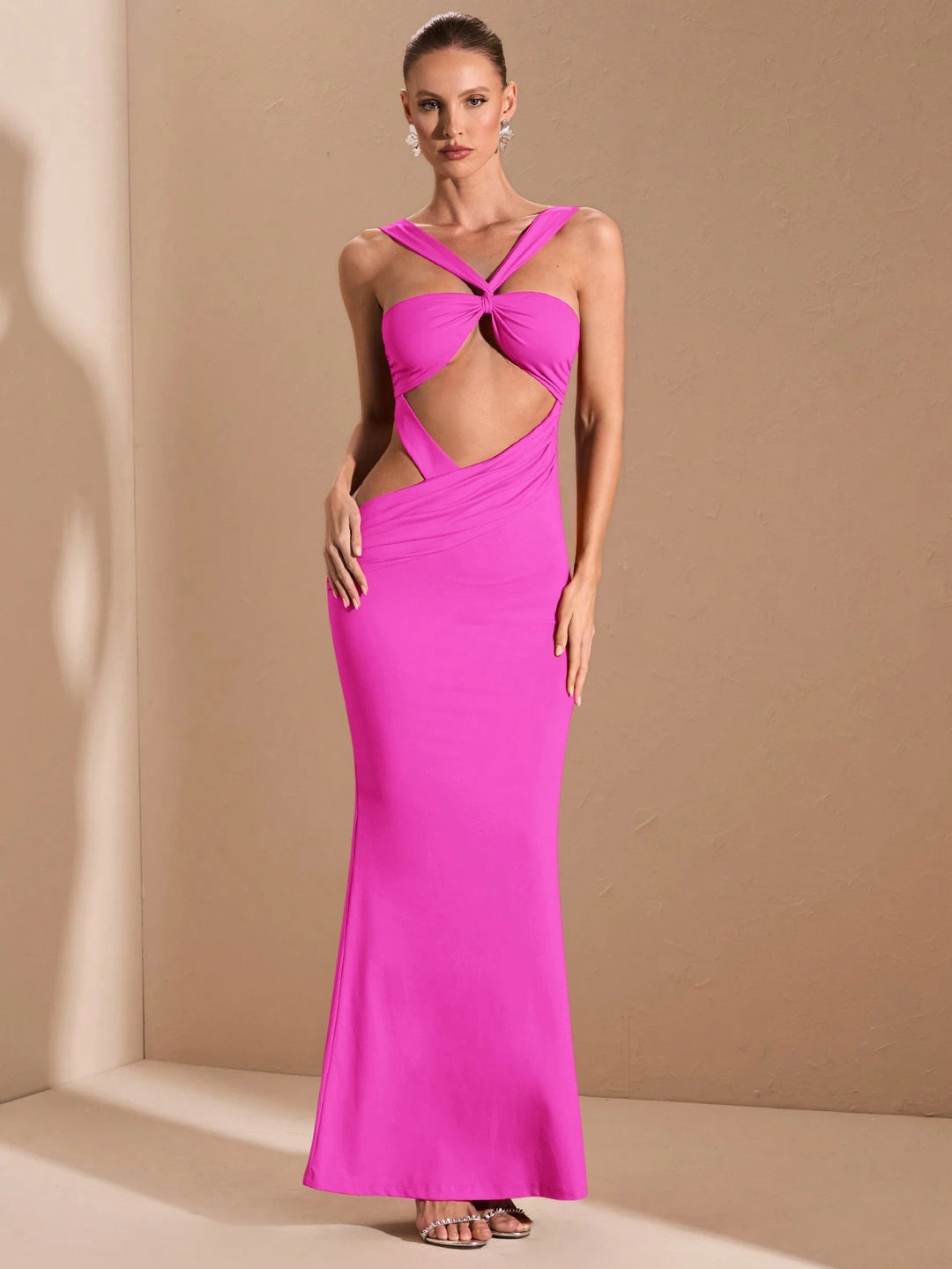 Rochie maxi SHEIN, roz