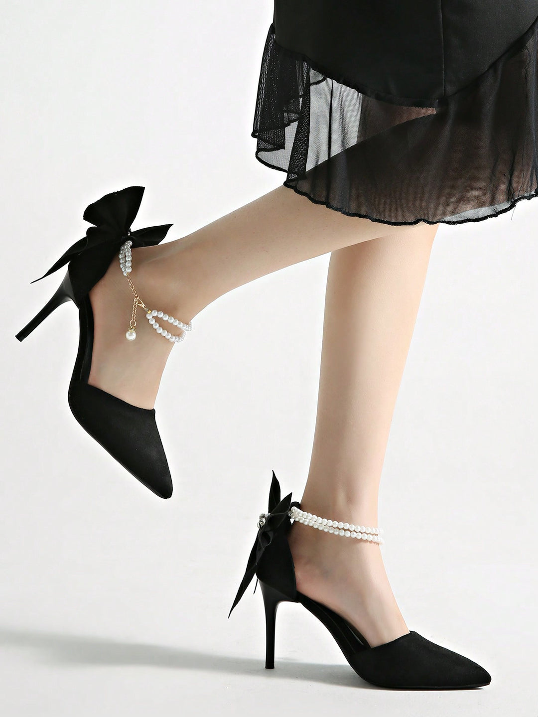 Pantofi cu toc SHEIN, negru