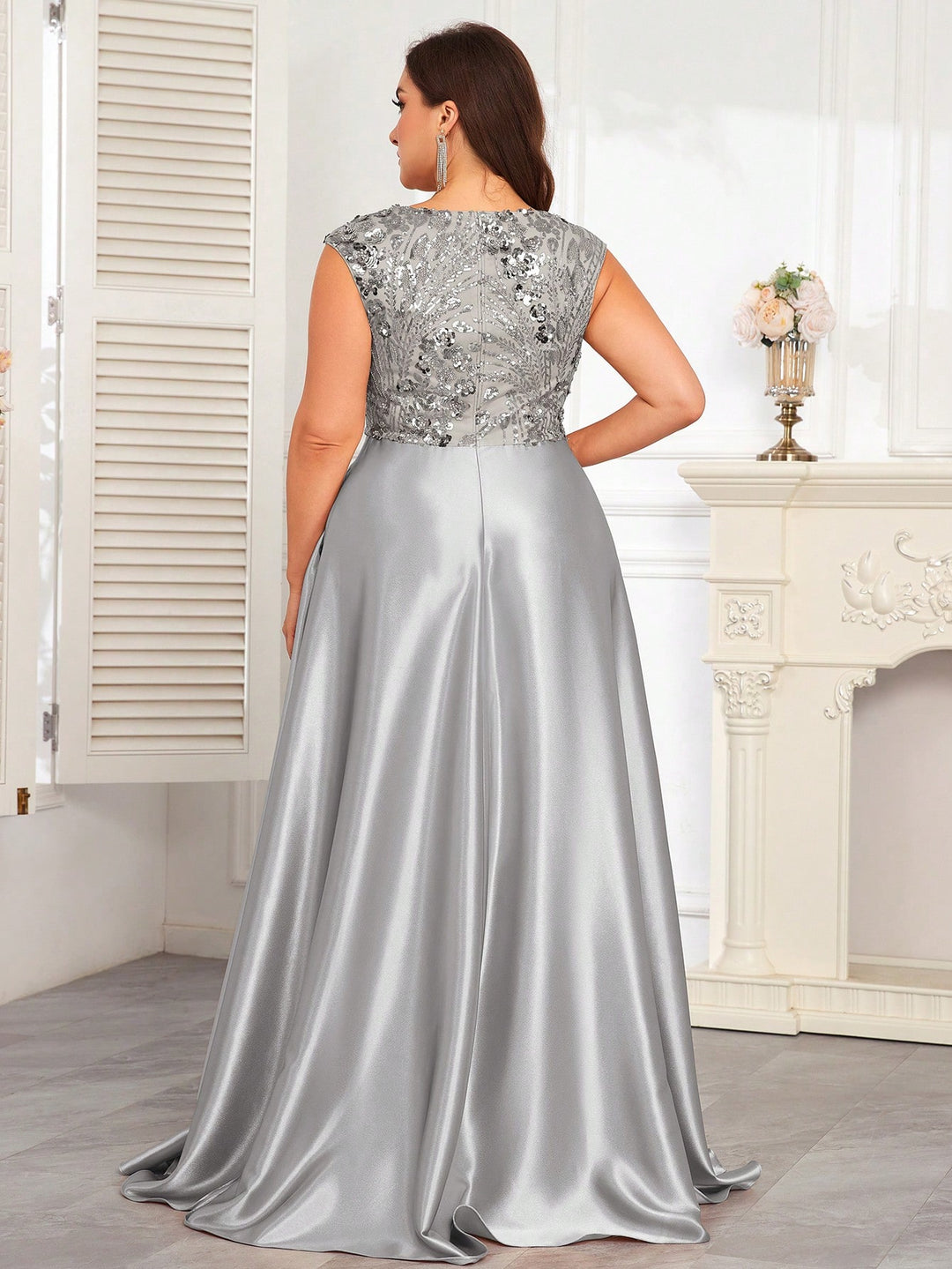 Rochie SHEIN, gri