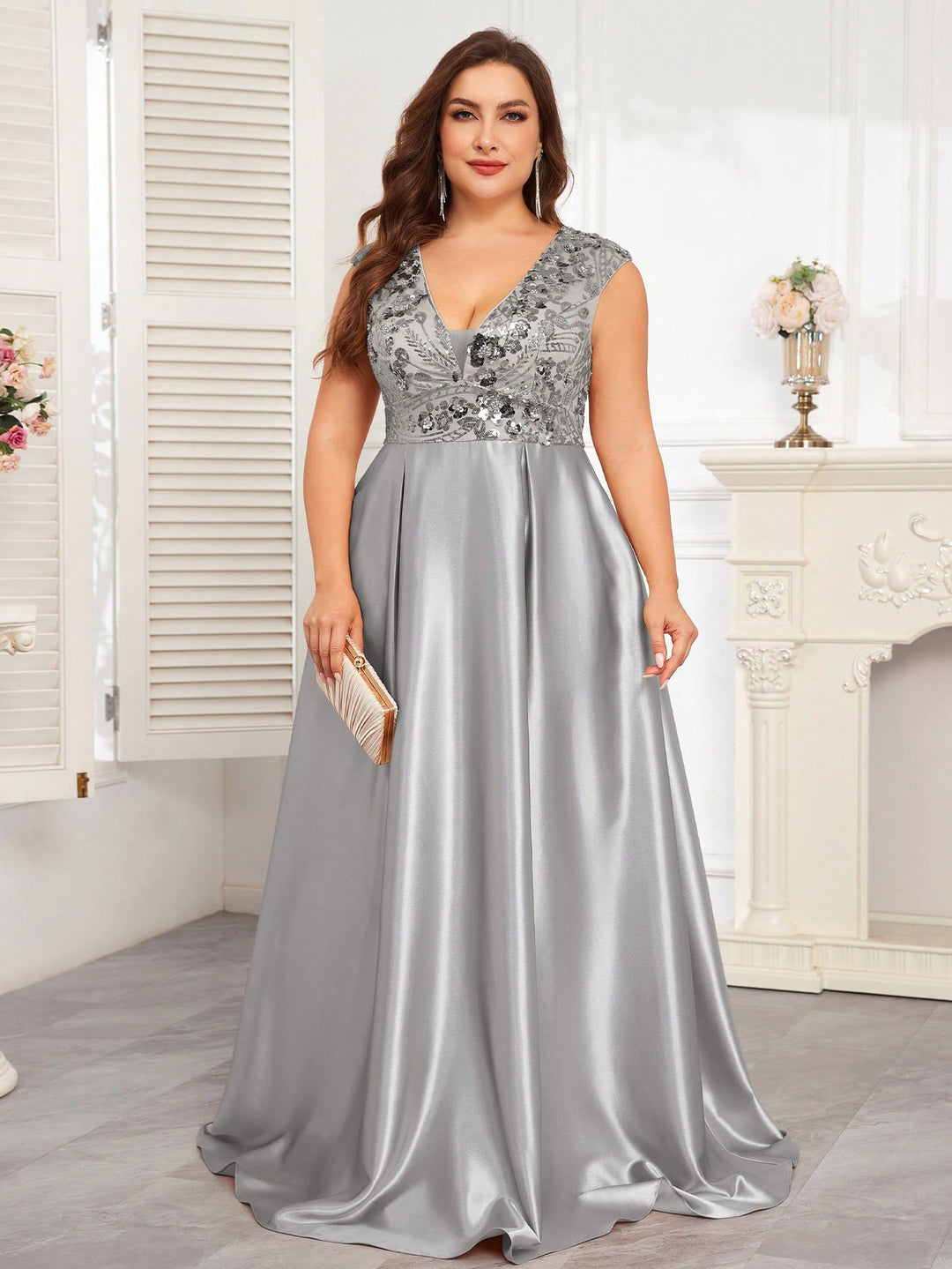 Rochie SHEIN, gri