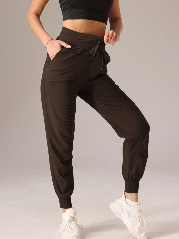 Pantaloni SHEIN, maro
