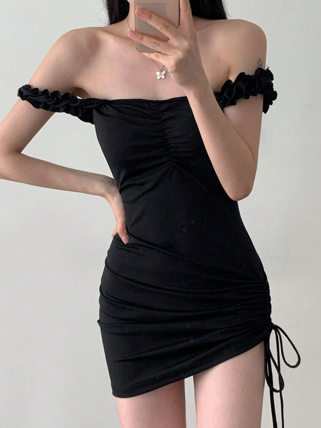 Rochie mini SHEIN, negru
