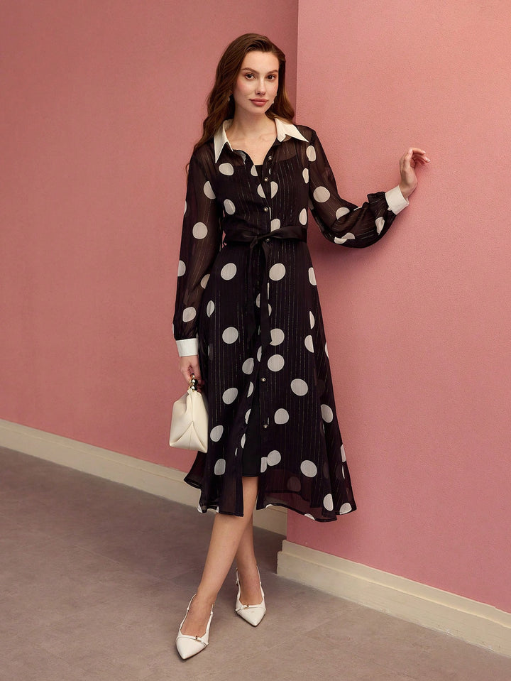 Rochie midi SHEIN, mix culori