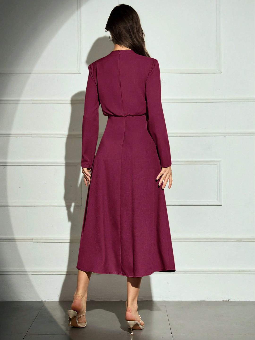 Rochie midi SHEIN, mov