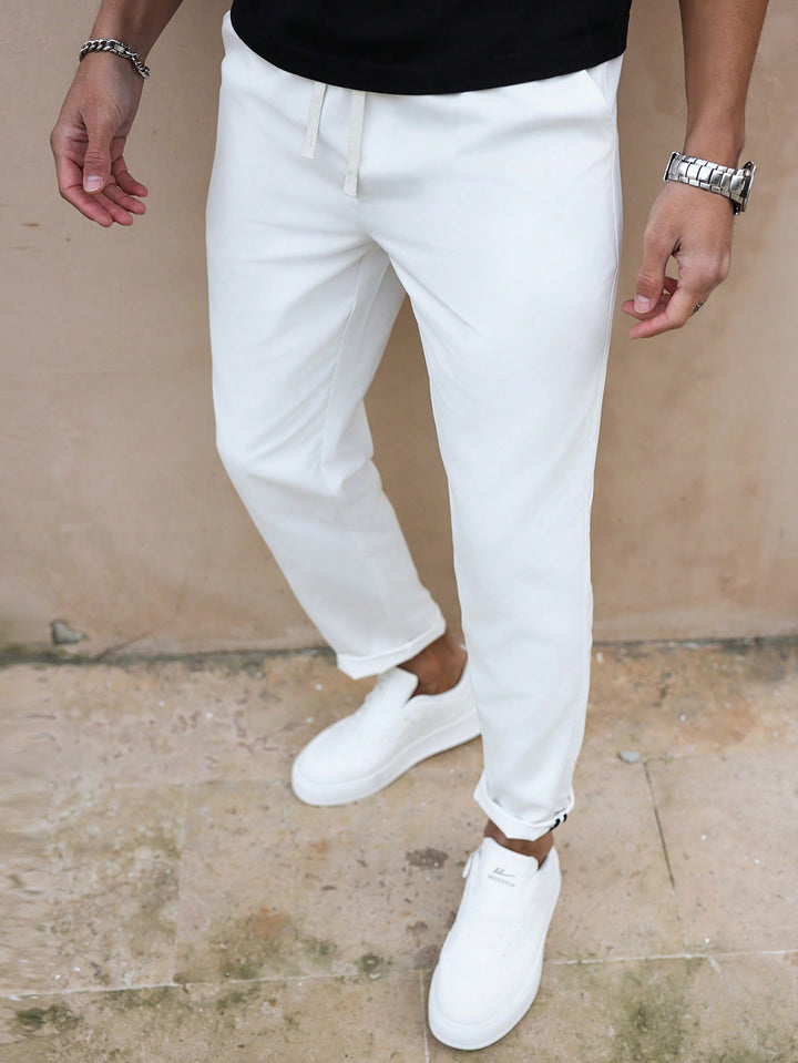 Pantalon SHEIN, alb