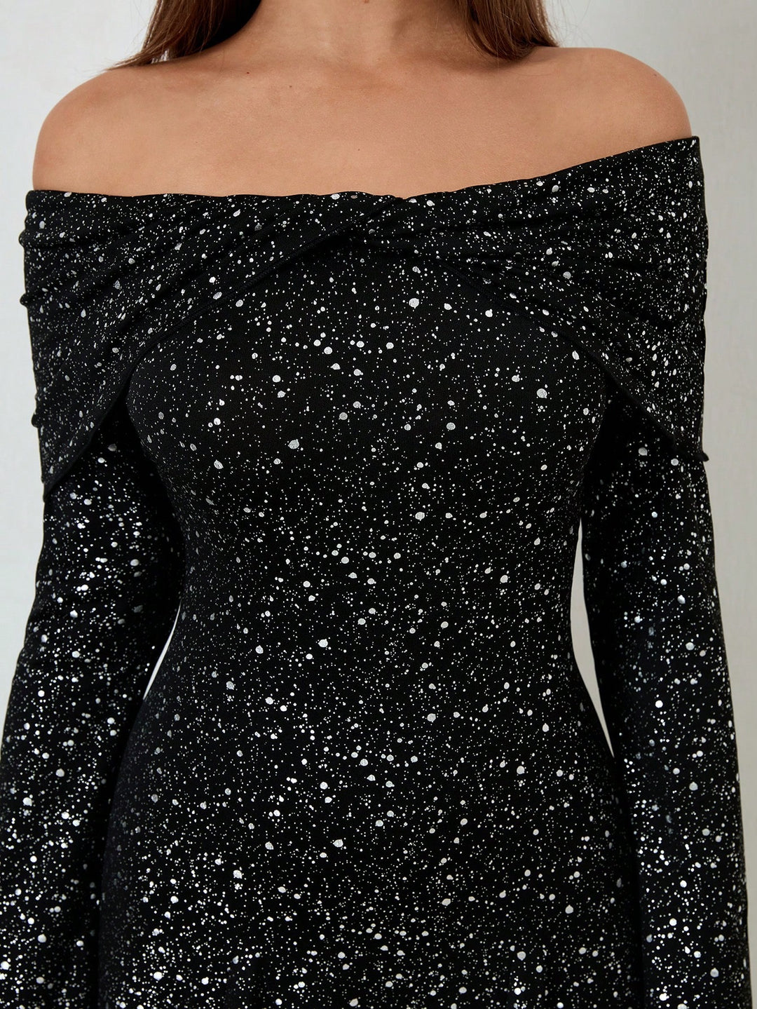 SHEIN mini ruha, fekete