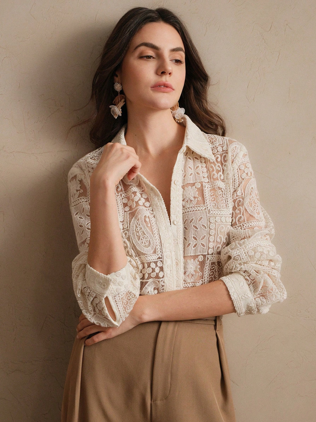 Bluza SHEIN, bej