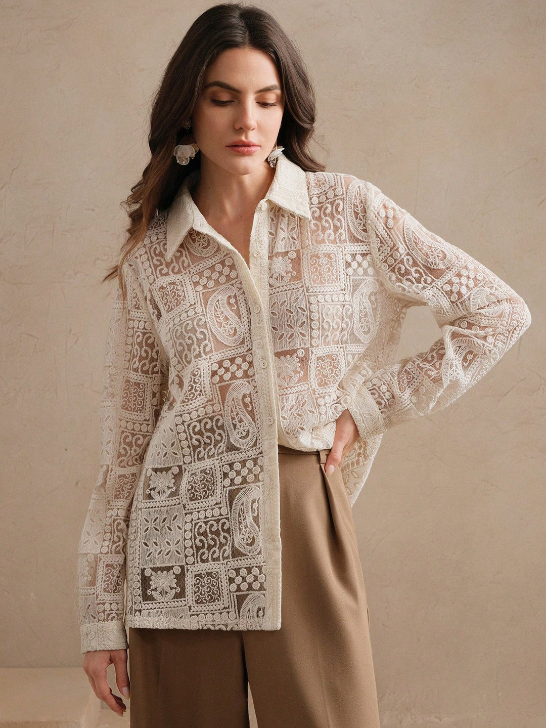Bluza SHEIN, bej