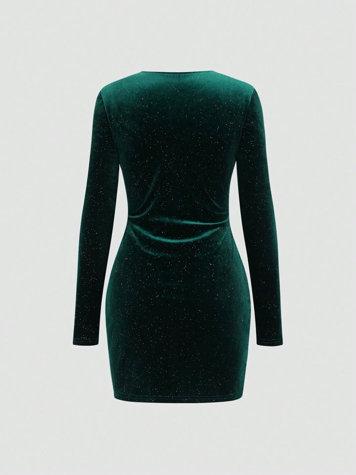 Rochie midi Shein, verde