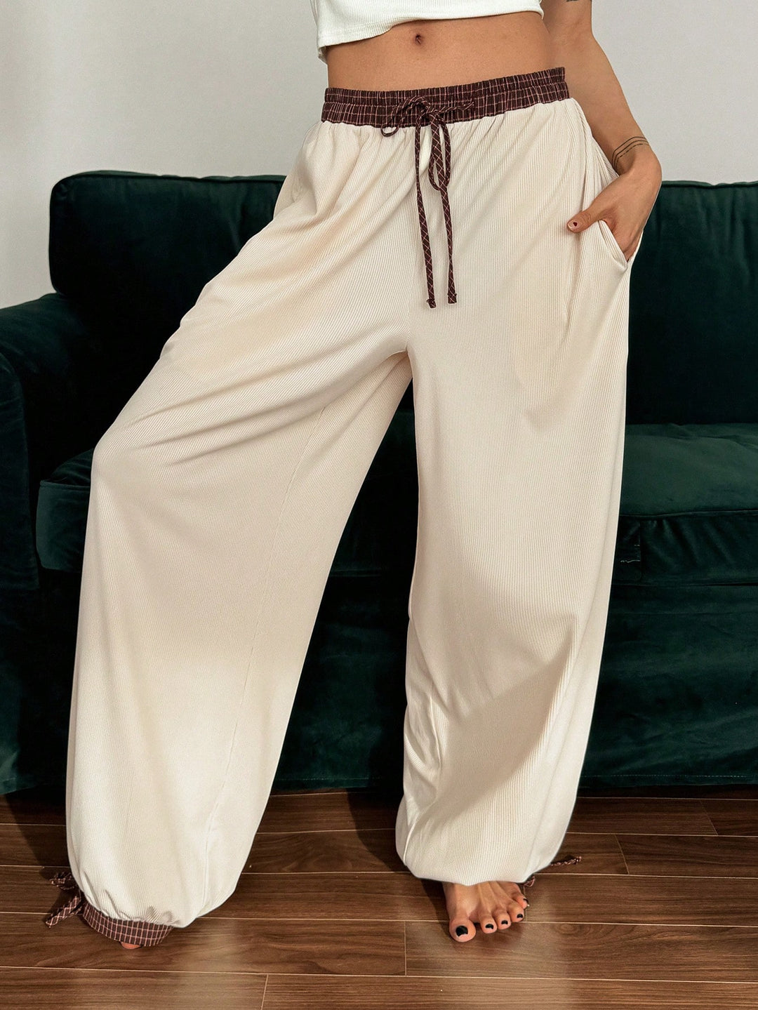 SHEIN nadrág, khaki