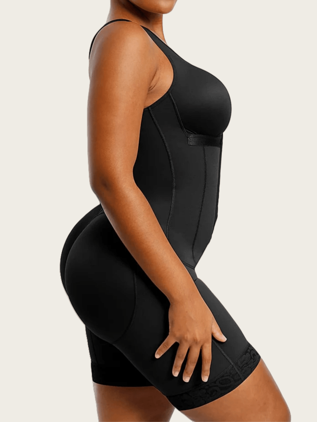 Salopetă modelatoare SHEIN, negru