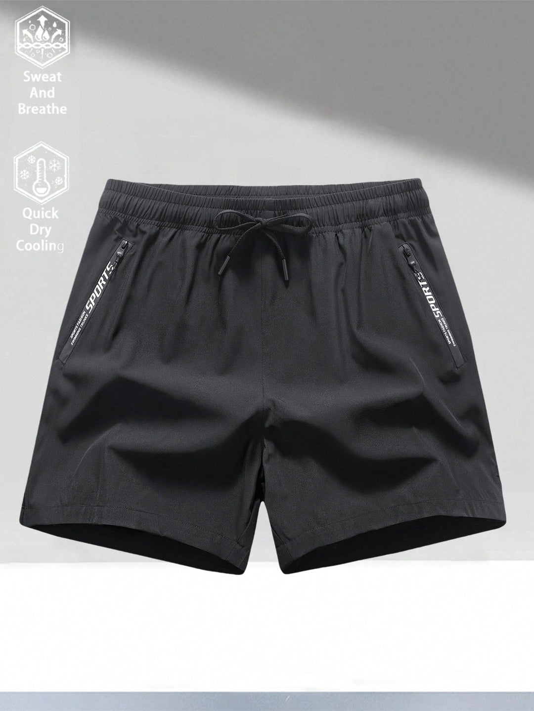 Pantaloni scurți SHEIN, negru