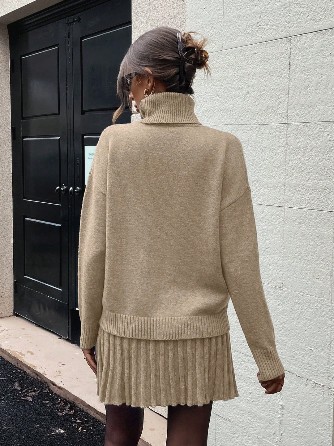 SHEIN együttes, bézs