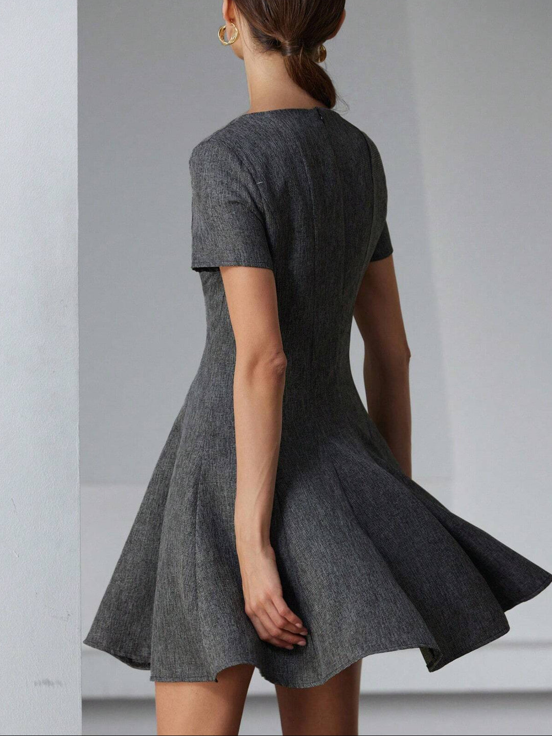 Rochie mini SHEIN, gri