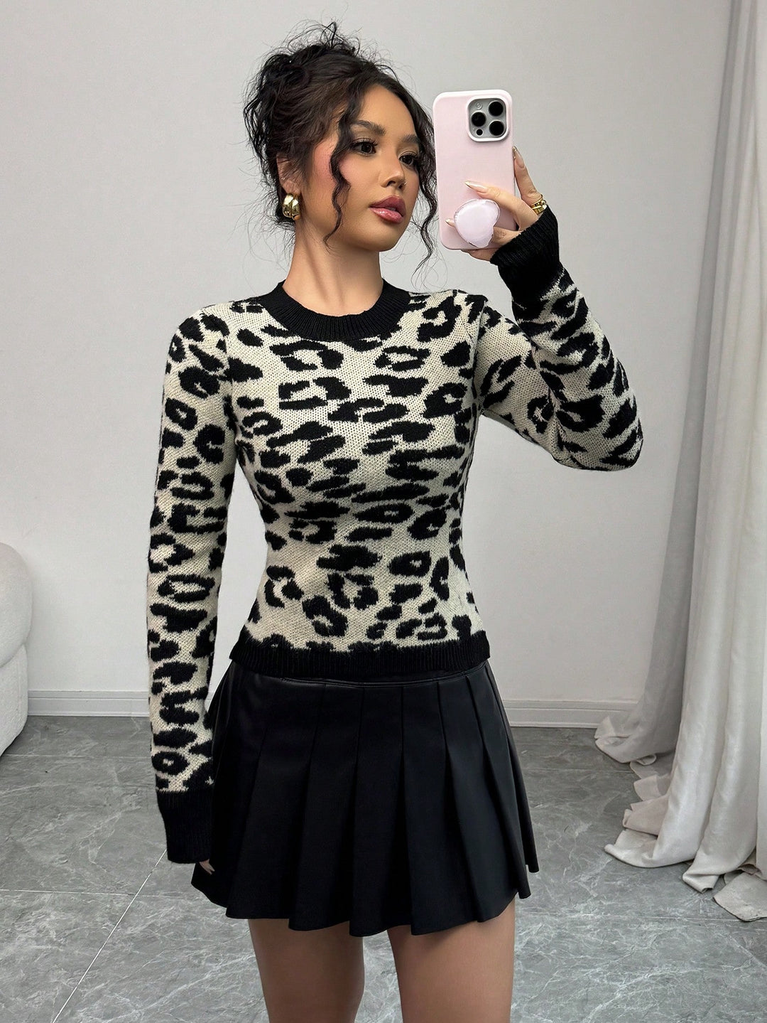 Pulover SHEIN, negru