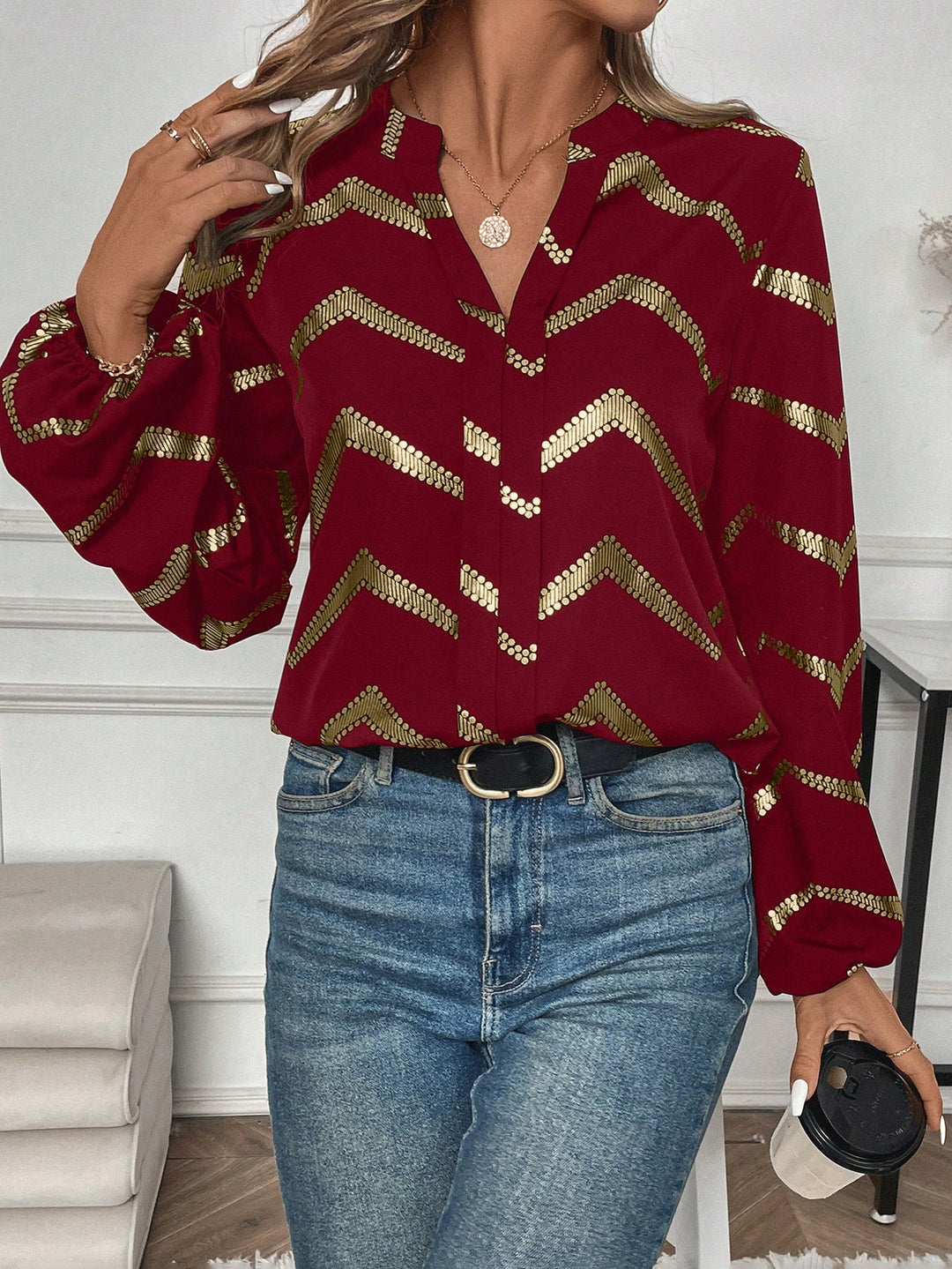 SHEIN ing, bordó