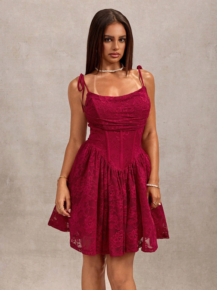 Rochie mini SHEIN, vișiniu