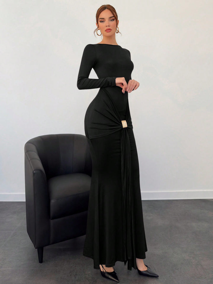 Rochie maxi SHEIN, negru
