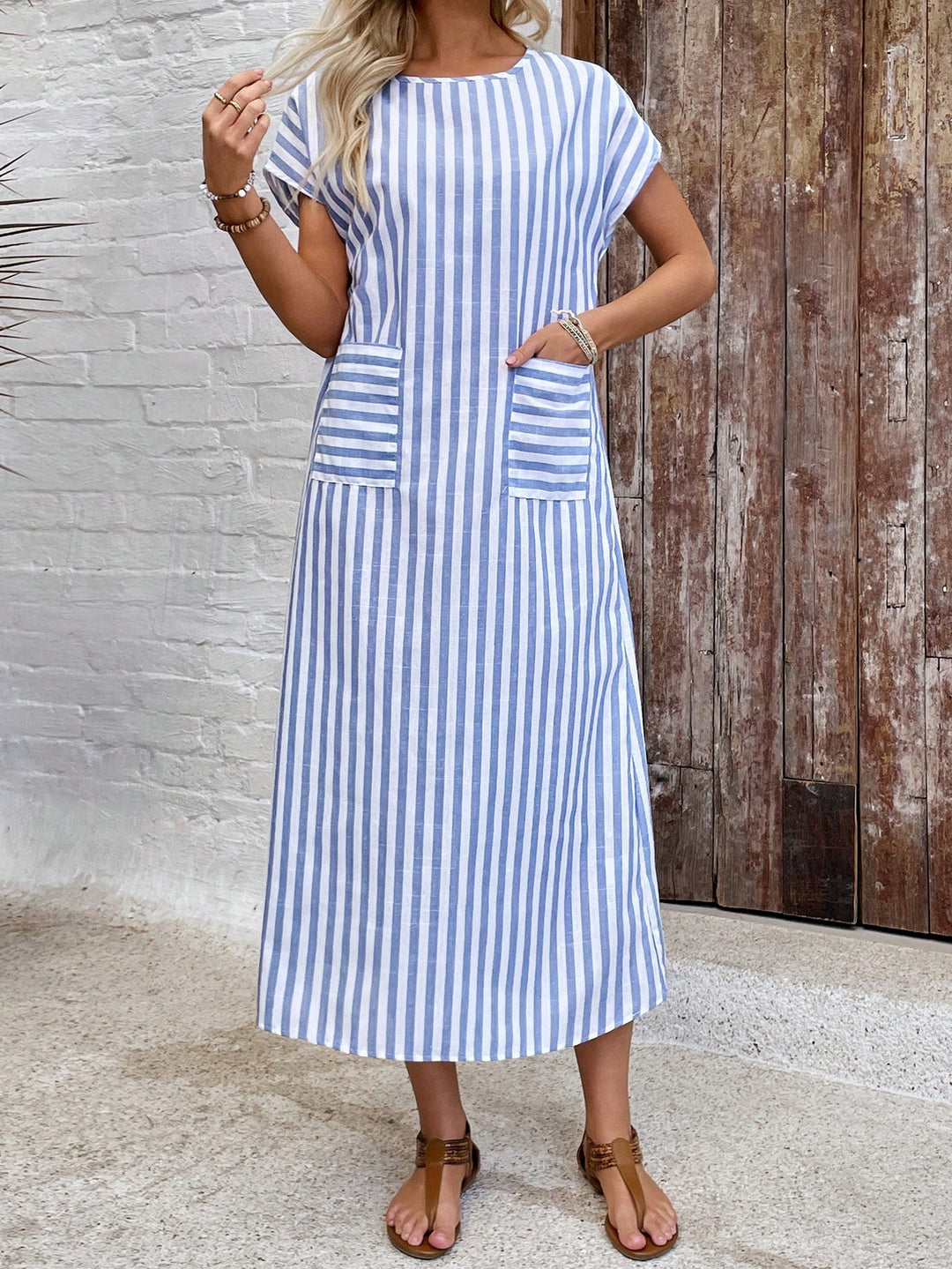 Rochie maxi SHEIN, albastru
