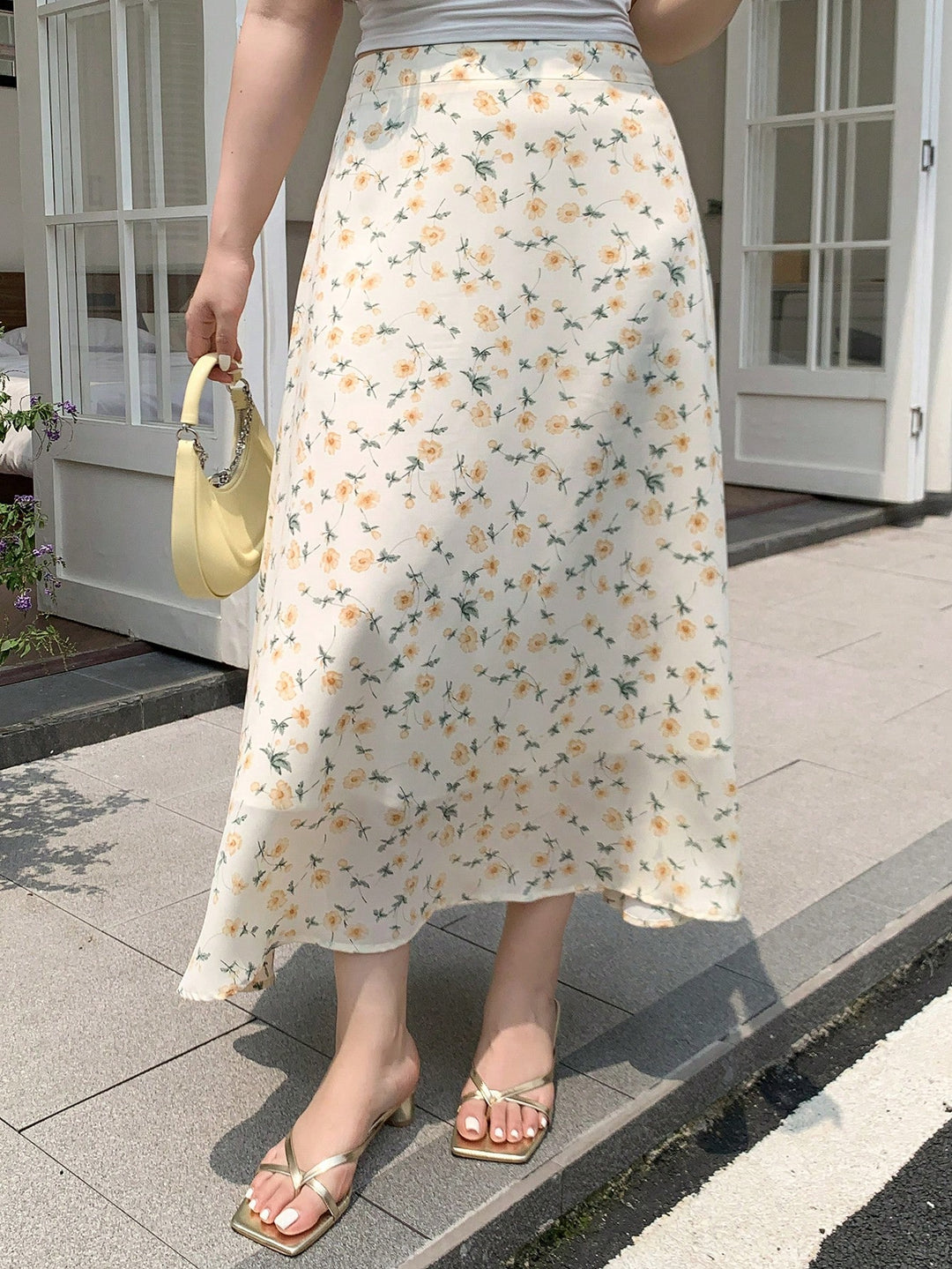 Fustă maxi SHEIN, mix culori