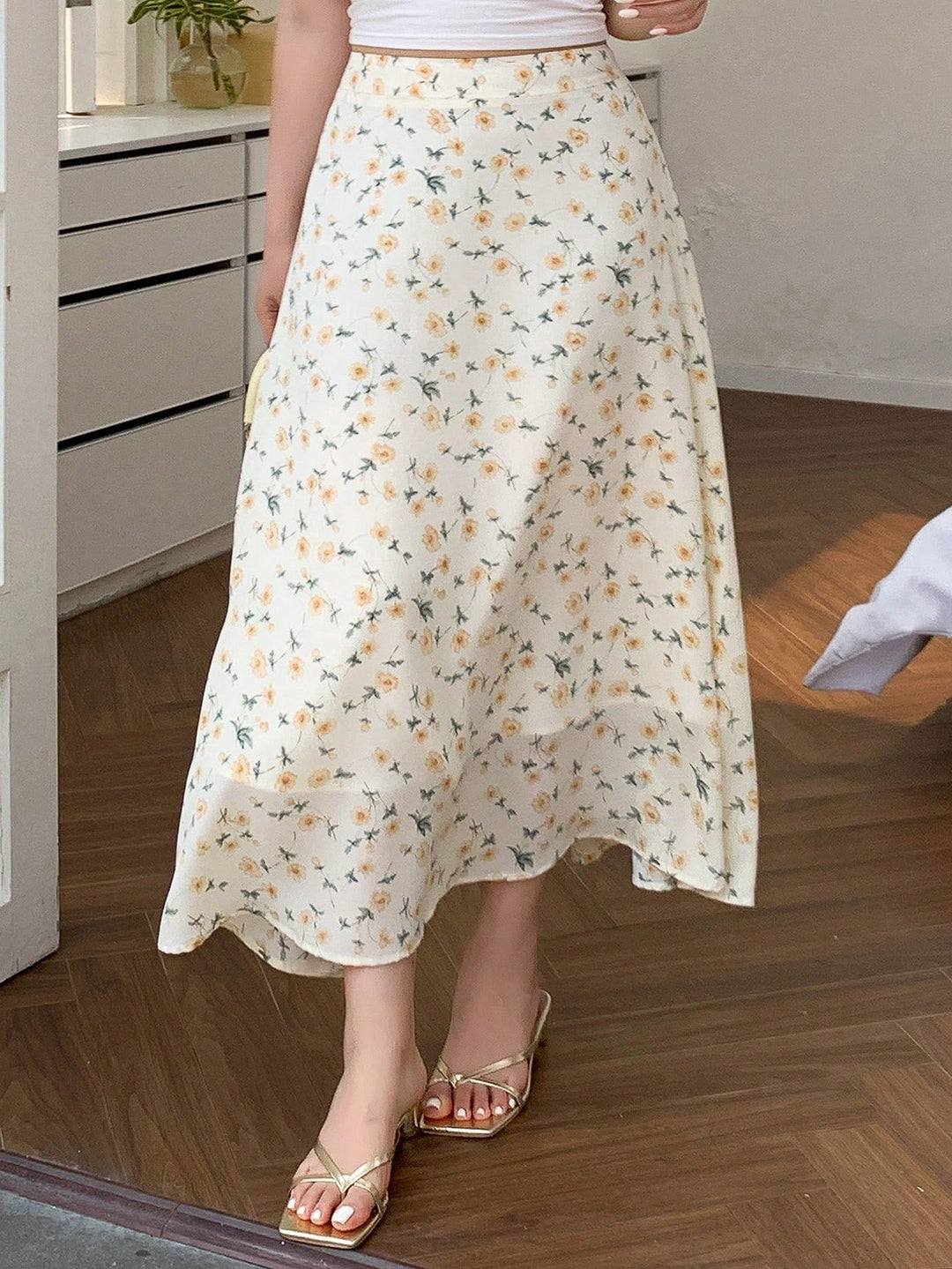 Fustă maxi SHEIN, mix culori