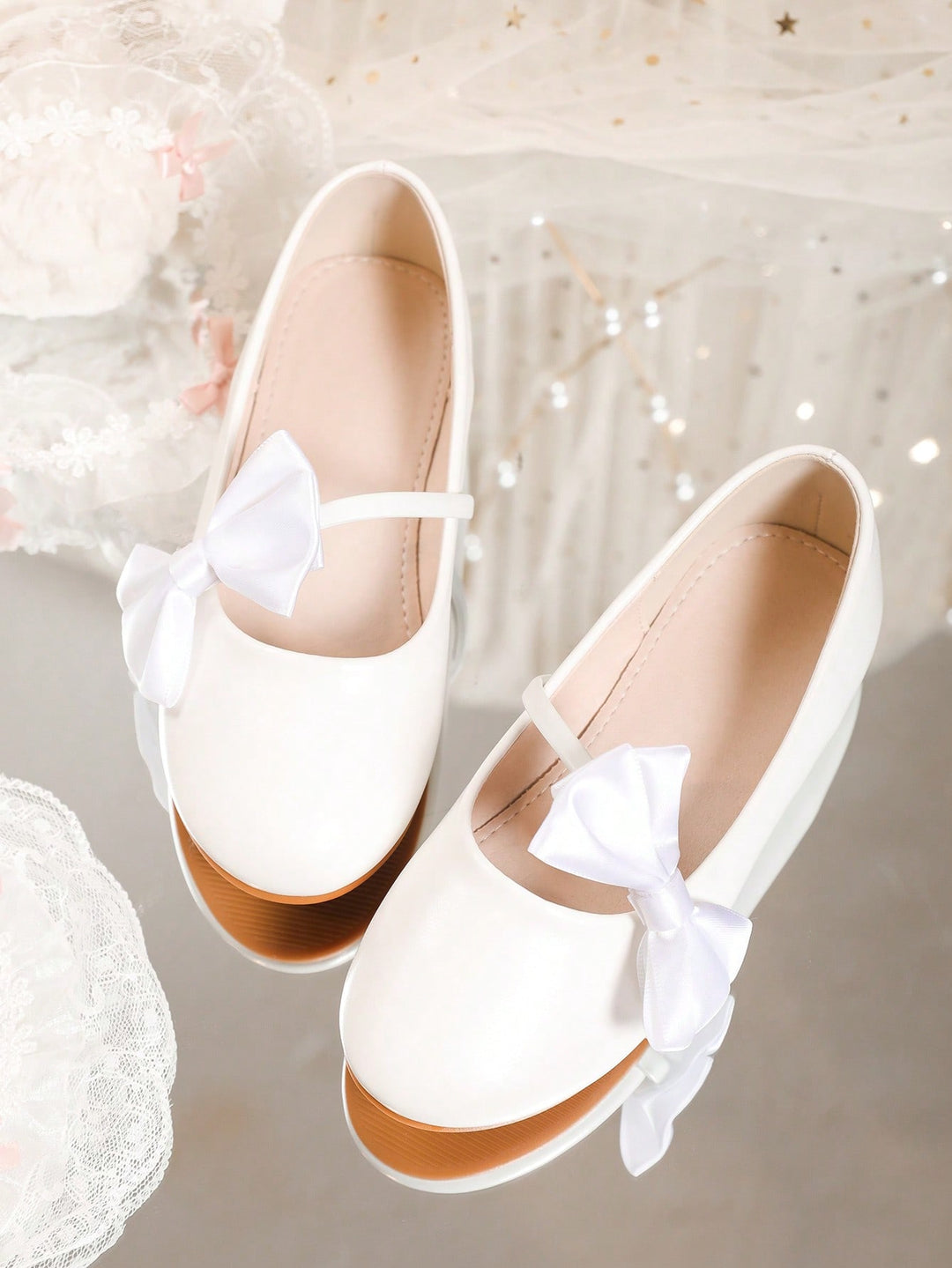 SHEIN balerina cipő, fehér