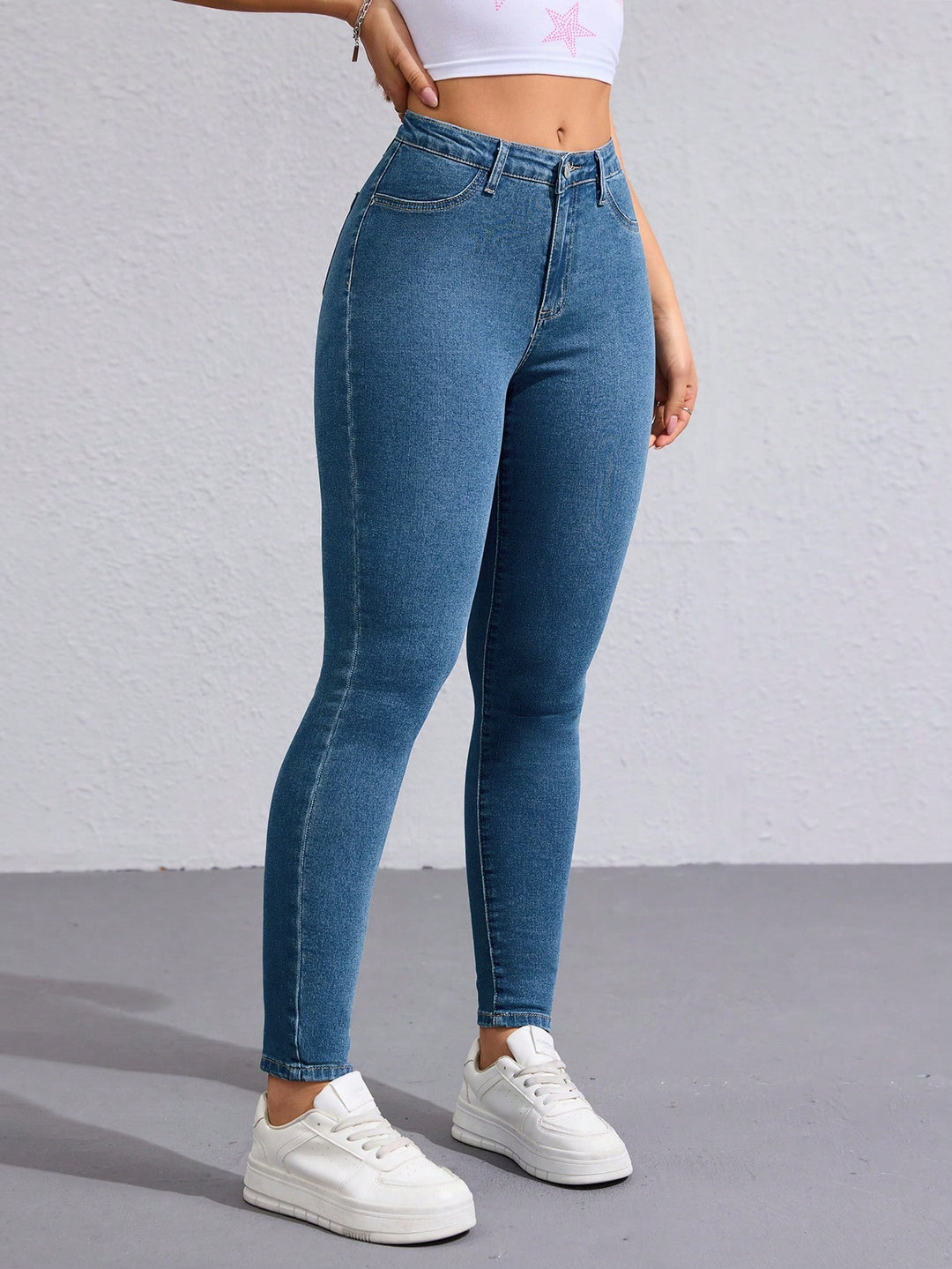 Jeans SHEIN, albastru