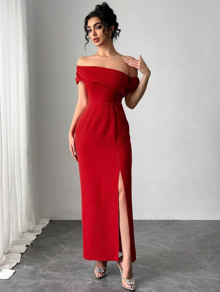 Rochie maxi SHEIN, roșu