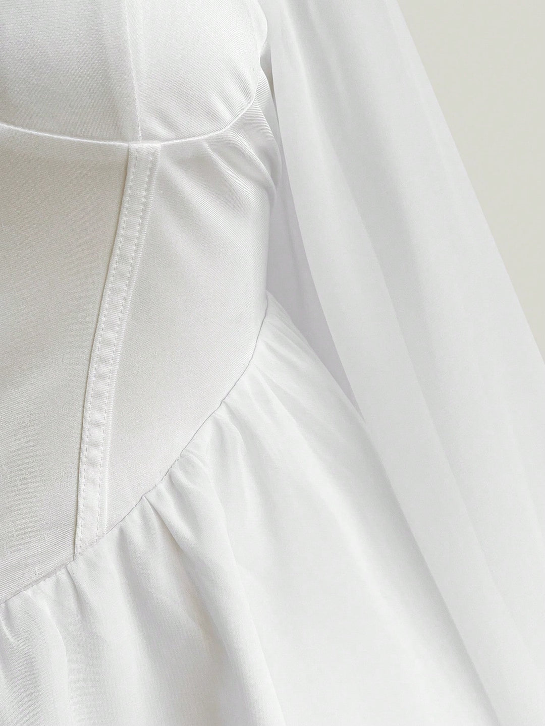 Rochie mini SHEIN, alb