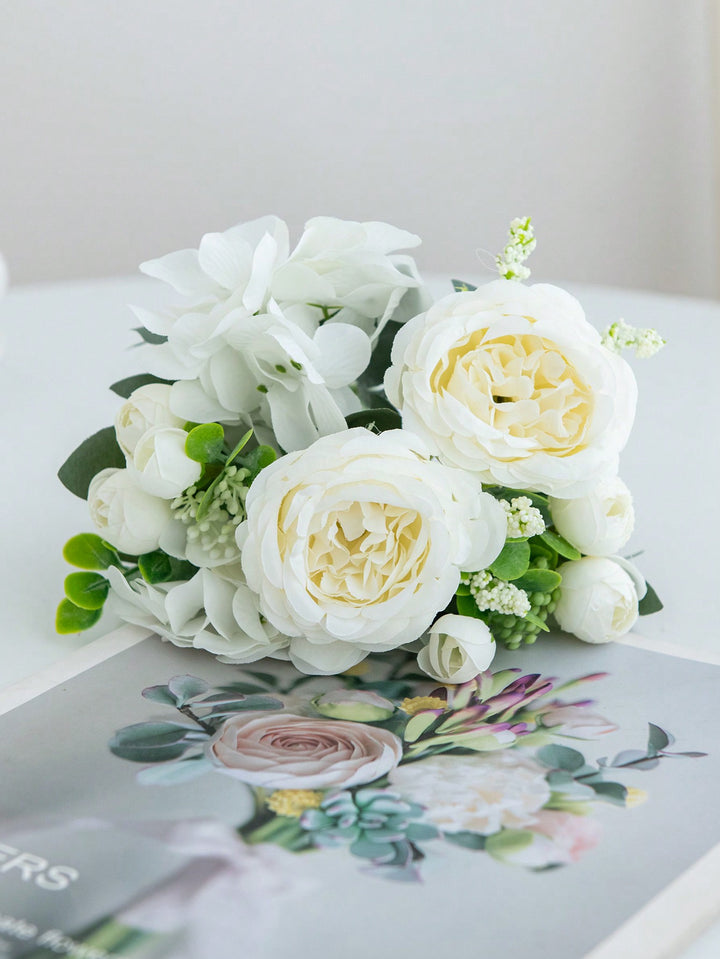 Floari artificiale SHEIN, alb