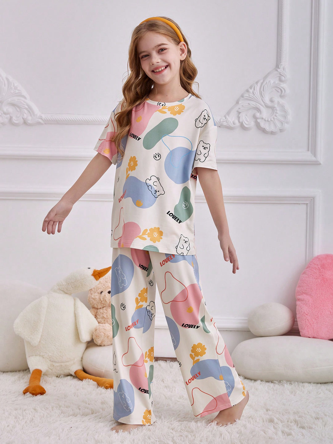 Pijama SHEIN, alb