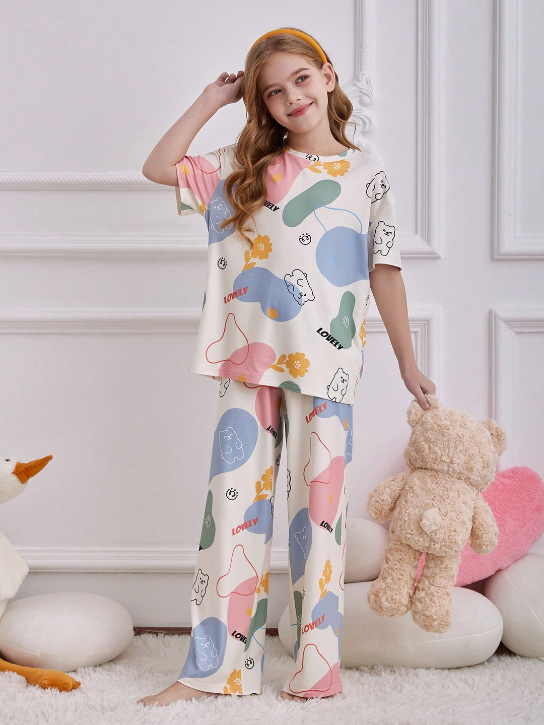 Pijama SHEIN, alb