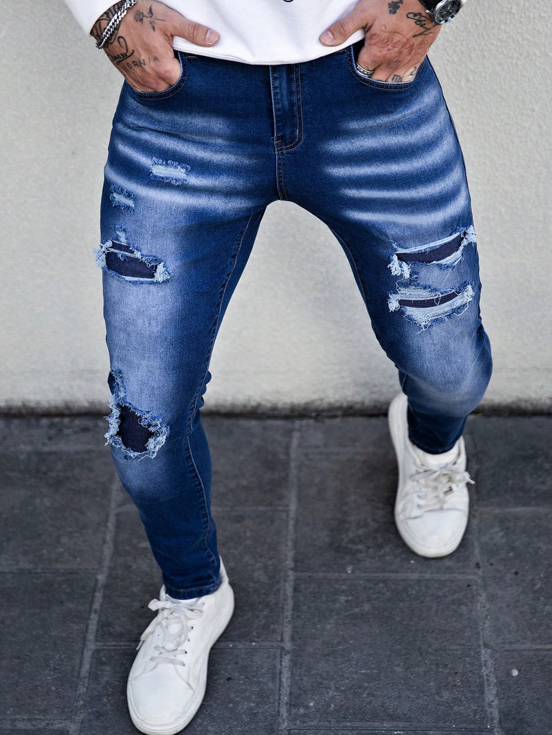 Jeans SHEIN, albastru