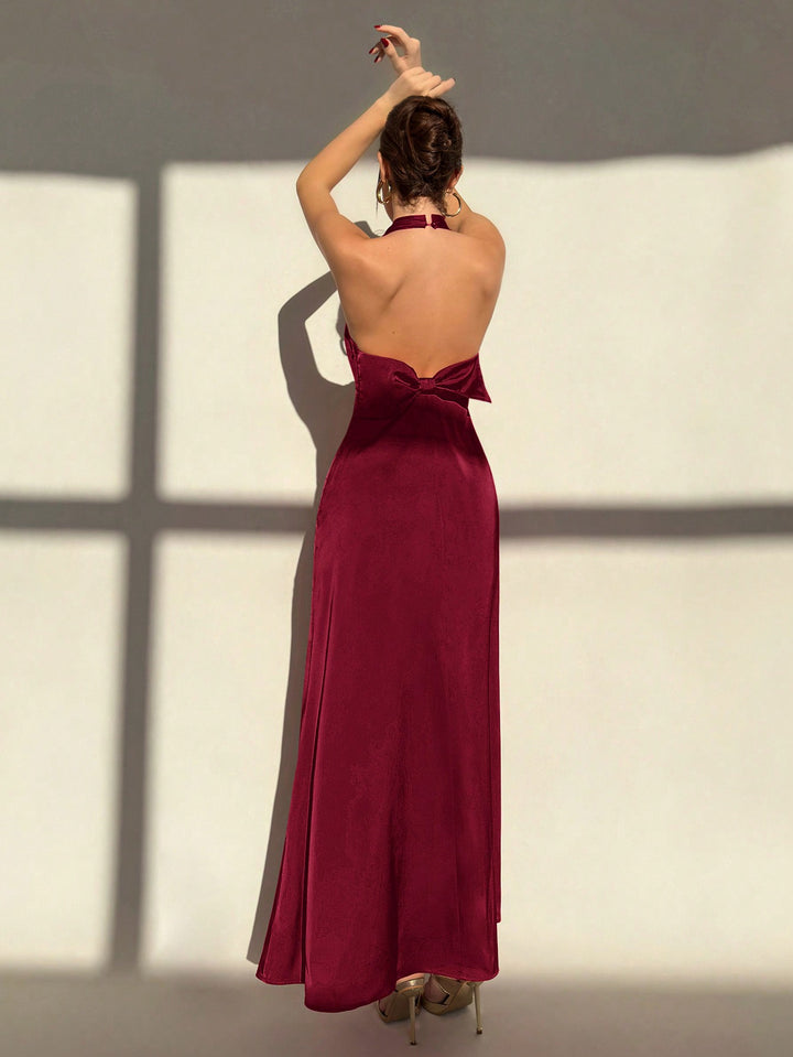 Rochie maxi SHEIN, vișiniu