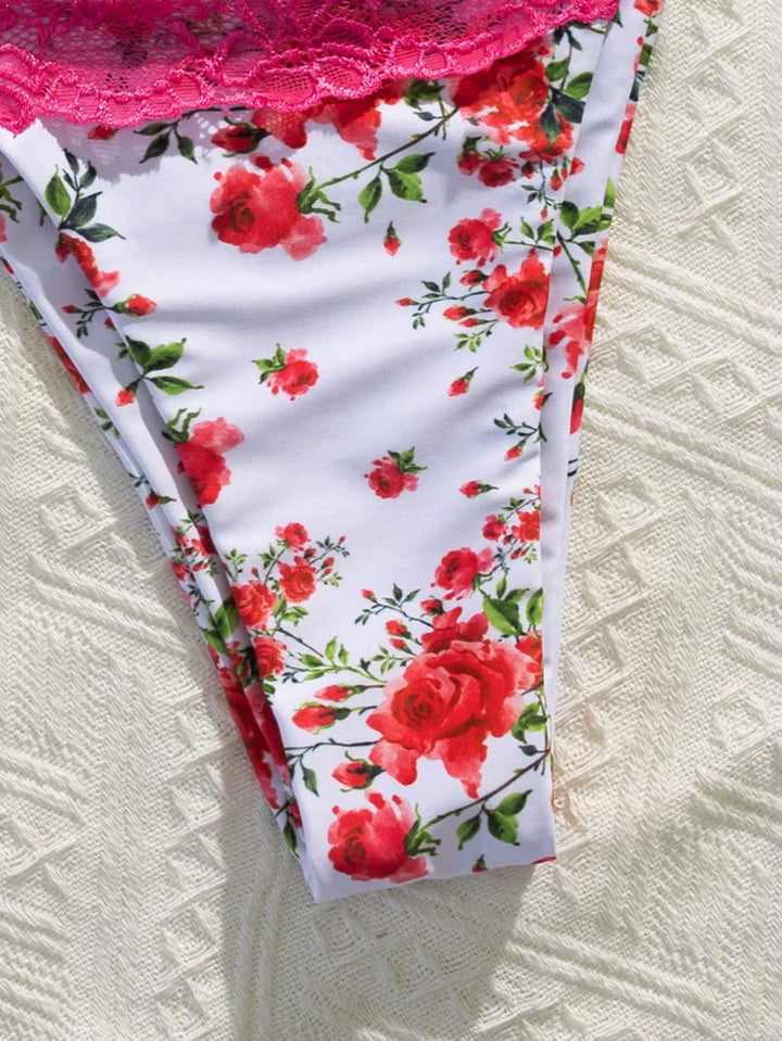 Set bikini SHEIN, roz