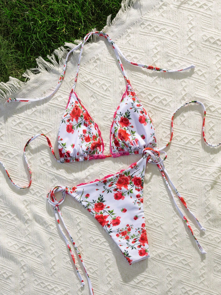 Set bikini SHEIN, roz