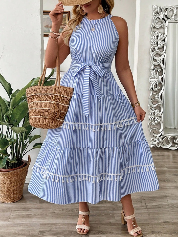 SHEIN maxi ruha, kék