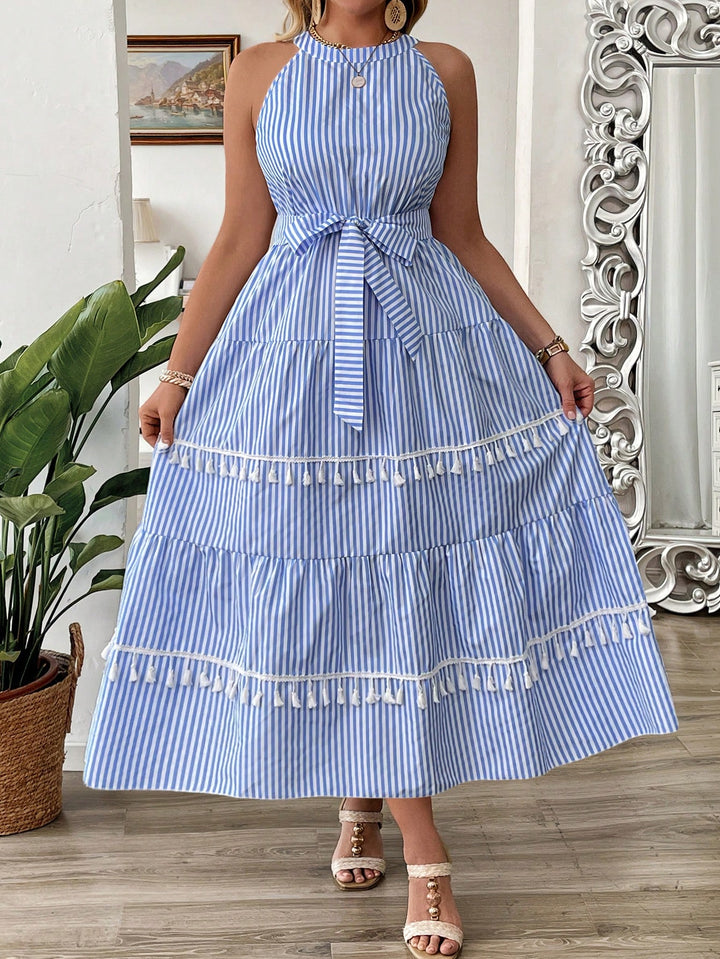 SHEIN maxi ruha, kék