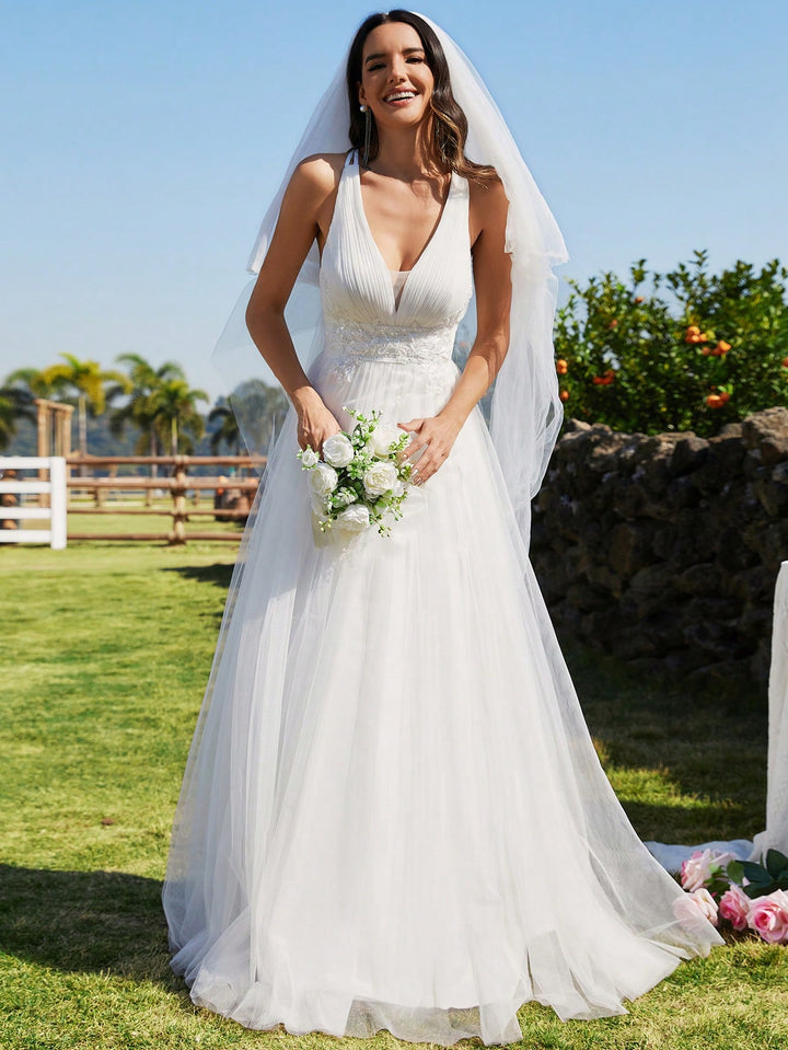 Rochie de mireasă SHEIN, alb