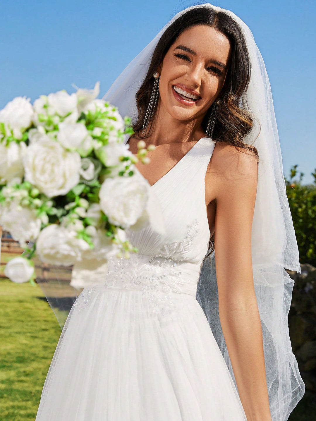 Rochie de mireasă SHEIN, alb