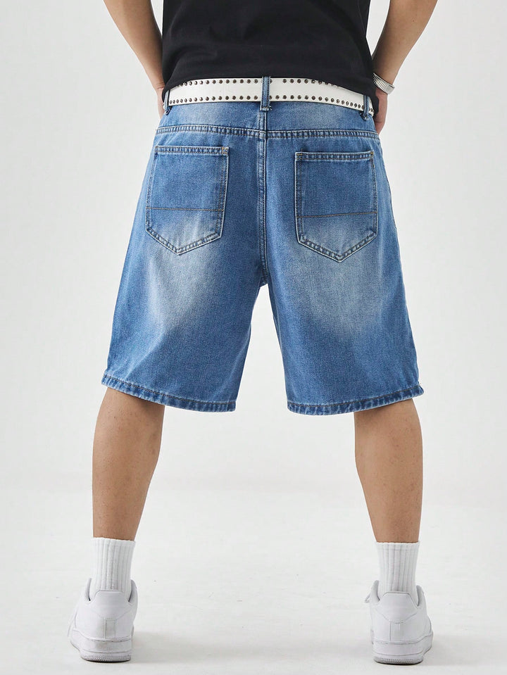 SHEIN farmer rövidnadrág, kék