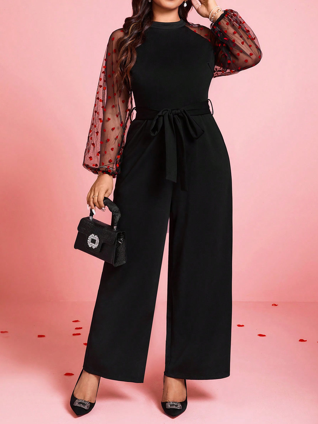 SHEIN overall, fekete