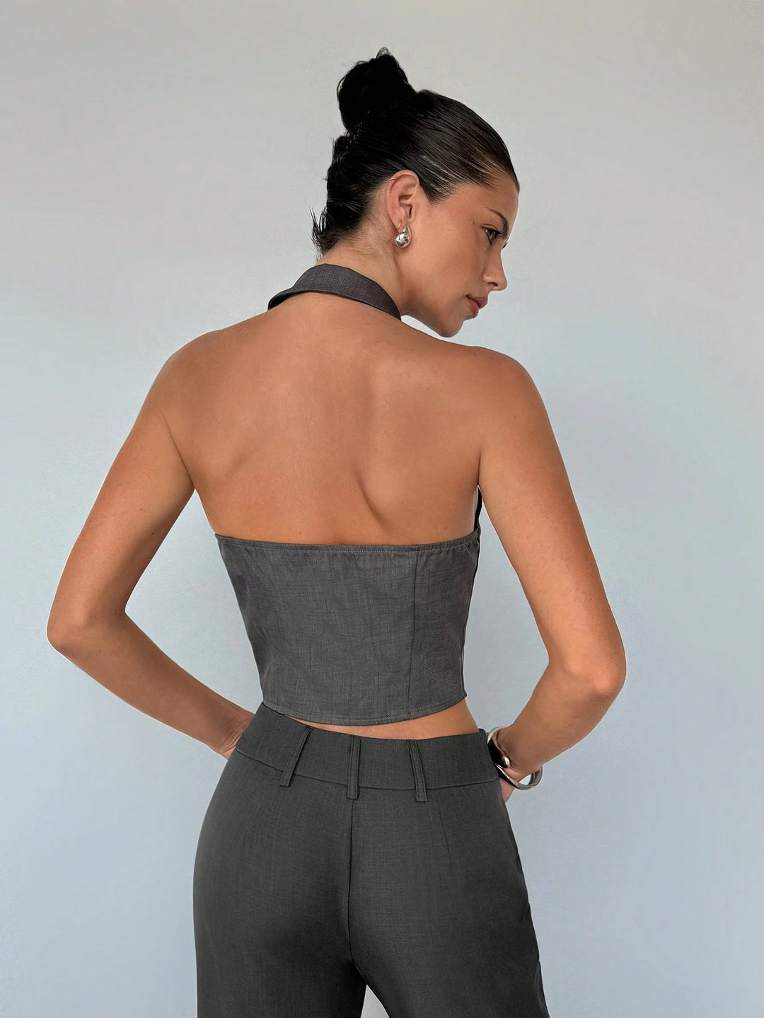 Top Shein, gri