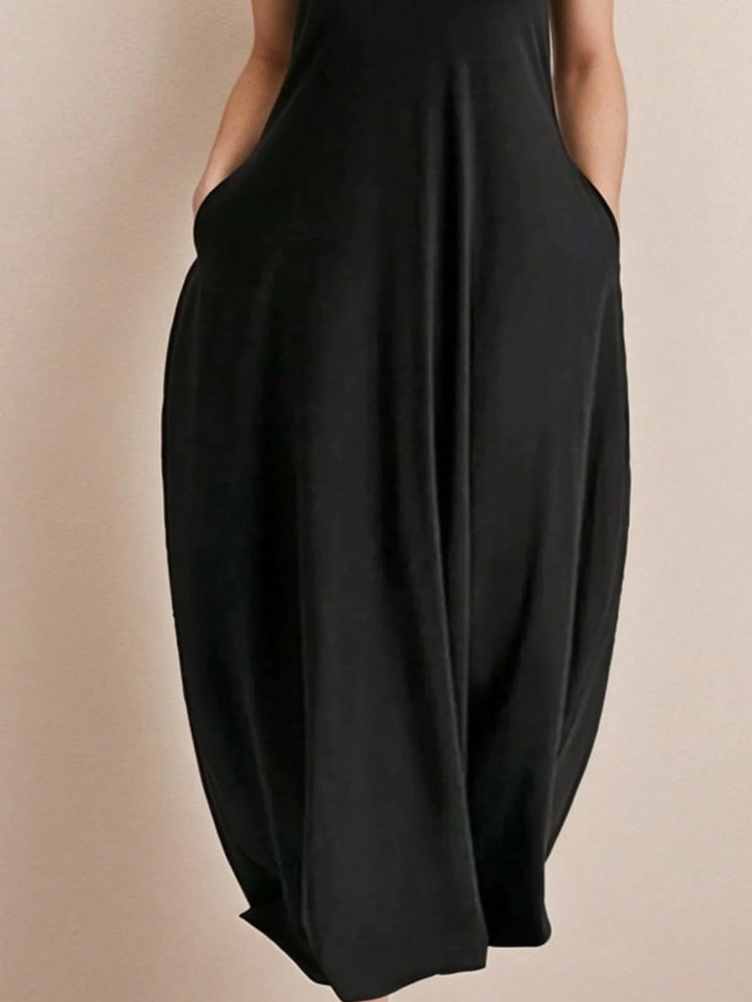 SHEIN maxi ruha, fekete
