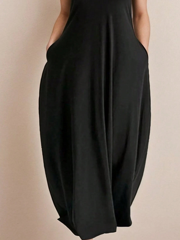 SHEIN maxi ruha, fekete