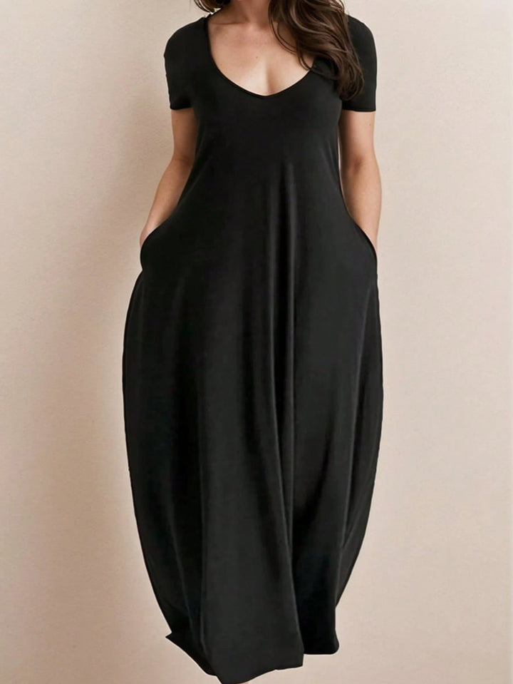 SHEIN maxi ruha, fekete