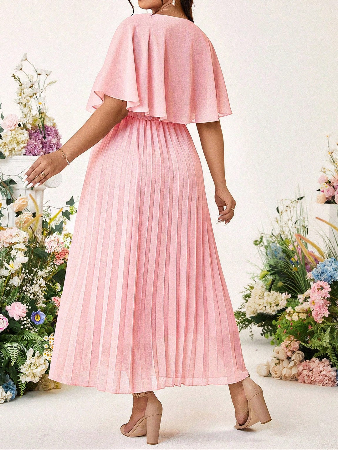 Rochie maxi SHEIN, roz