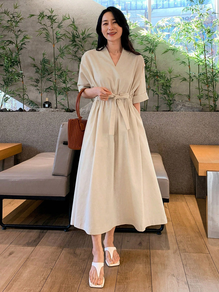 Rochie maxi SHEIN, portocaliu