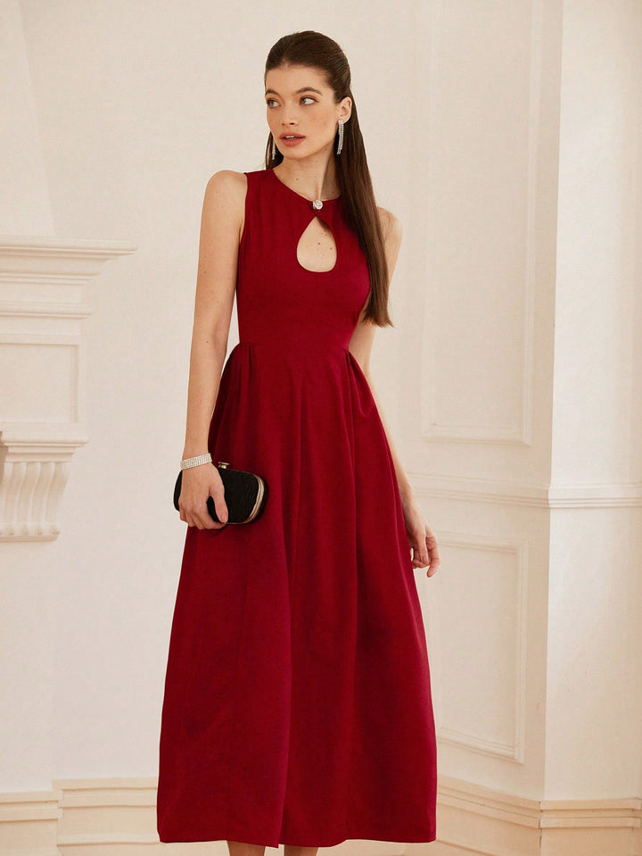 Rochie maxi SHEIN, vișiniu
