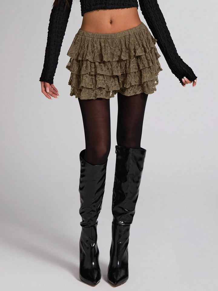 Fustă pantalon Shein, verde